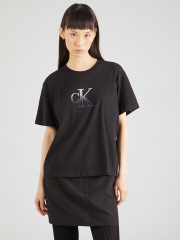 Calvin Klein Jeans Shirt in Black: front