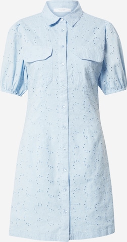 SISTERS POINT Košilové šaty 'UBA' – modrá: přední strana