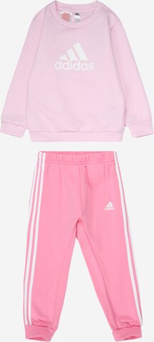 Survêtement 'Bagde of Sport' ADIDAS SPORTSWEAR en rose : devant