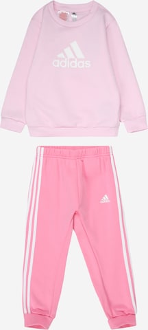 ADIDAS SPORTSWEAR Trainingsanzug 'Bagde of Sport' in Pink: predná strana
