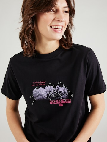 T-shirt 'YUKON' NAPAPIJRI en noir