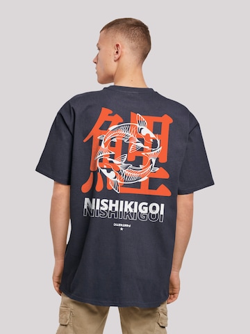 F4NT4STIC Shirt 'Nishikigoi Koi' in Blue: front