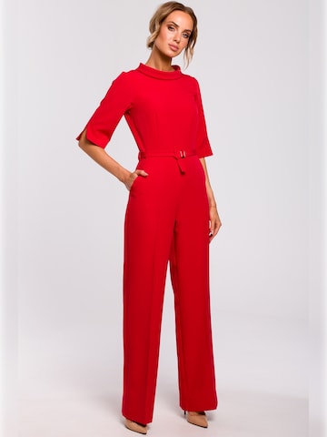 made of emotion - Jumpsuit ' M463 ' en rojo: frente