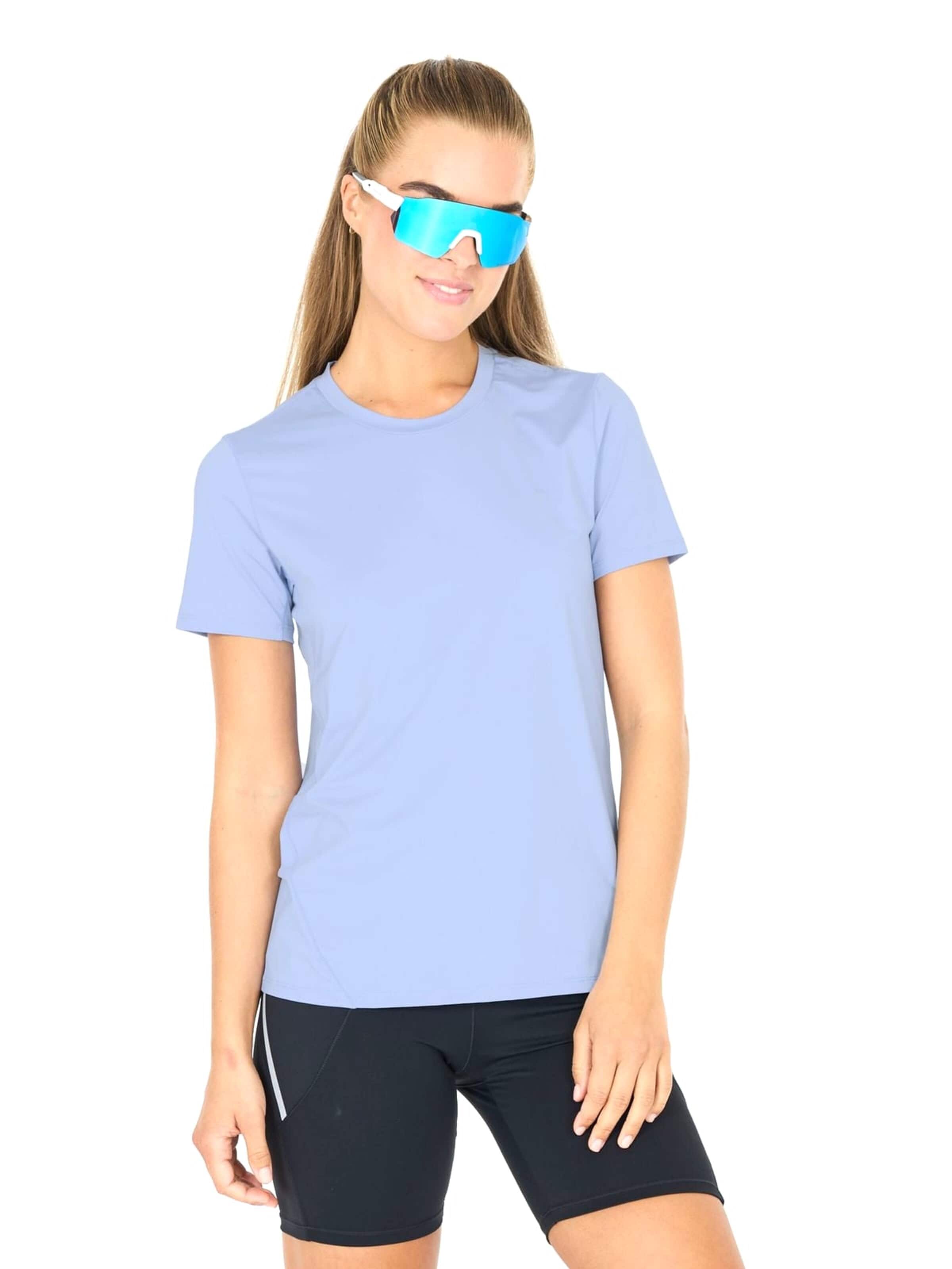 ENDURANCE Funktionsbluse 'Nan W SS Tee' i blå: forside
