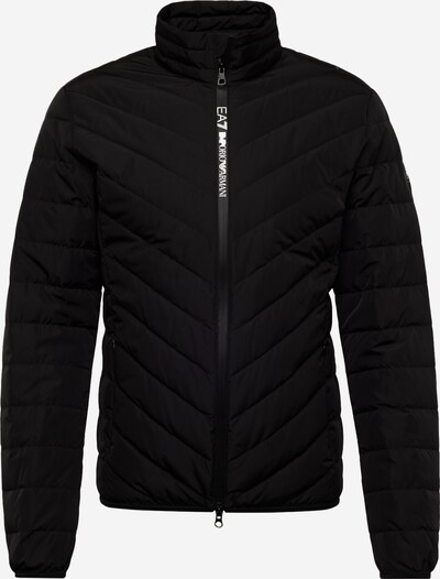 EA7 Emporio Armani Chaqueta de entretiempo en negro / blanco, Vista del producto