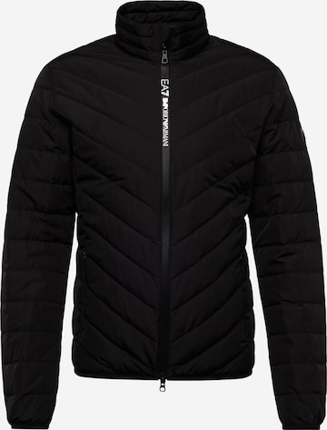 Veste mi-saison EA7 Emporio Armani en noir : devant