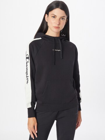 Champion Authentic Athletic Apparel - Sweatshirt em preto: frente
