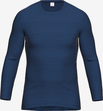 Ammann Undershirt 'Day Classic / Jeans Feinripp' in Blue: front