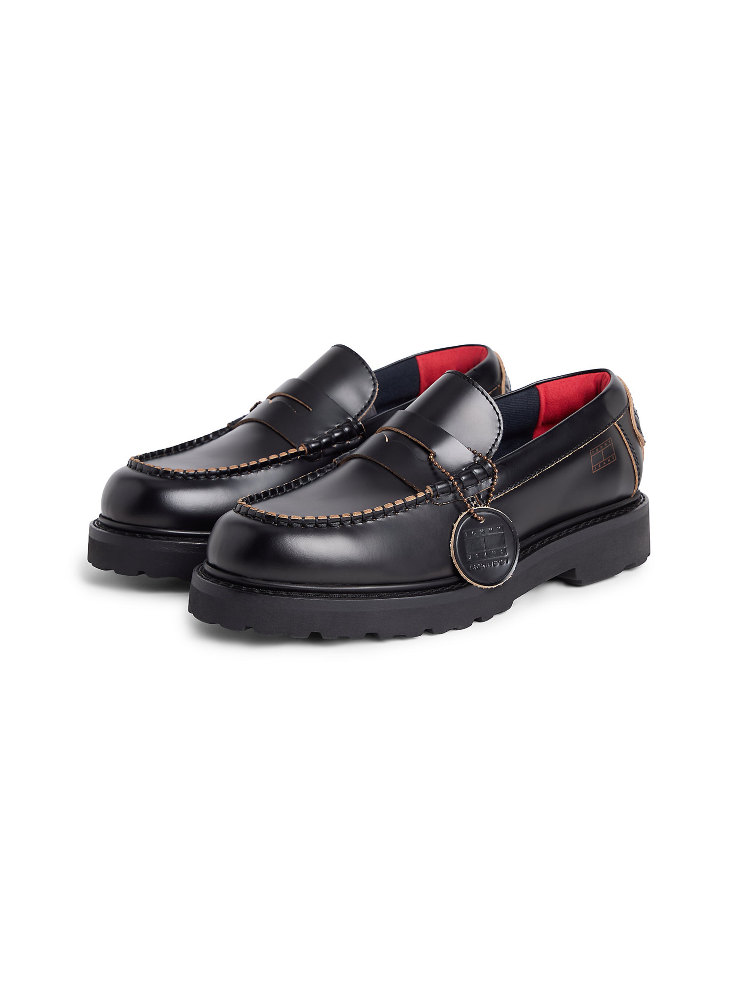 Tommy Jeans Mocassins in Zwart