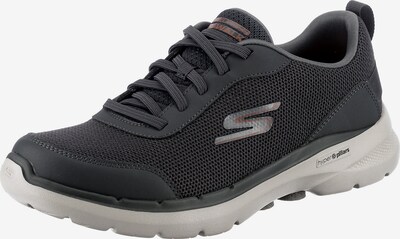 SKECHERS Sneakers 'Go Walk 6' in Anthracite / White, Item view