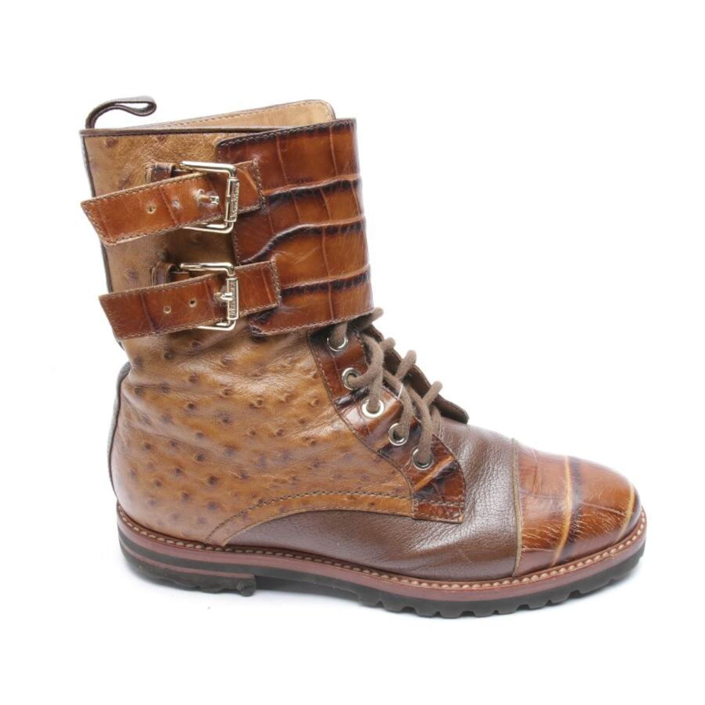 Max Mara Dress Boots in 36 in Brown: front