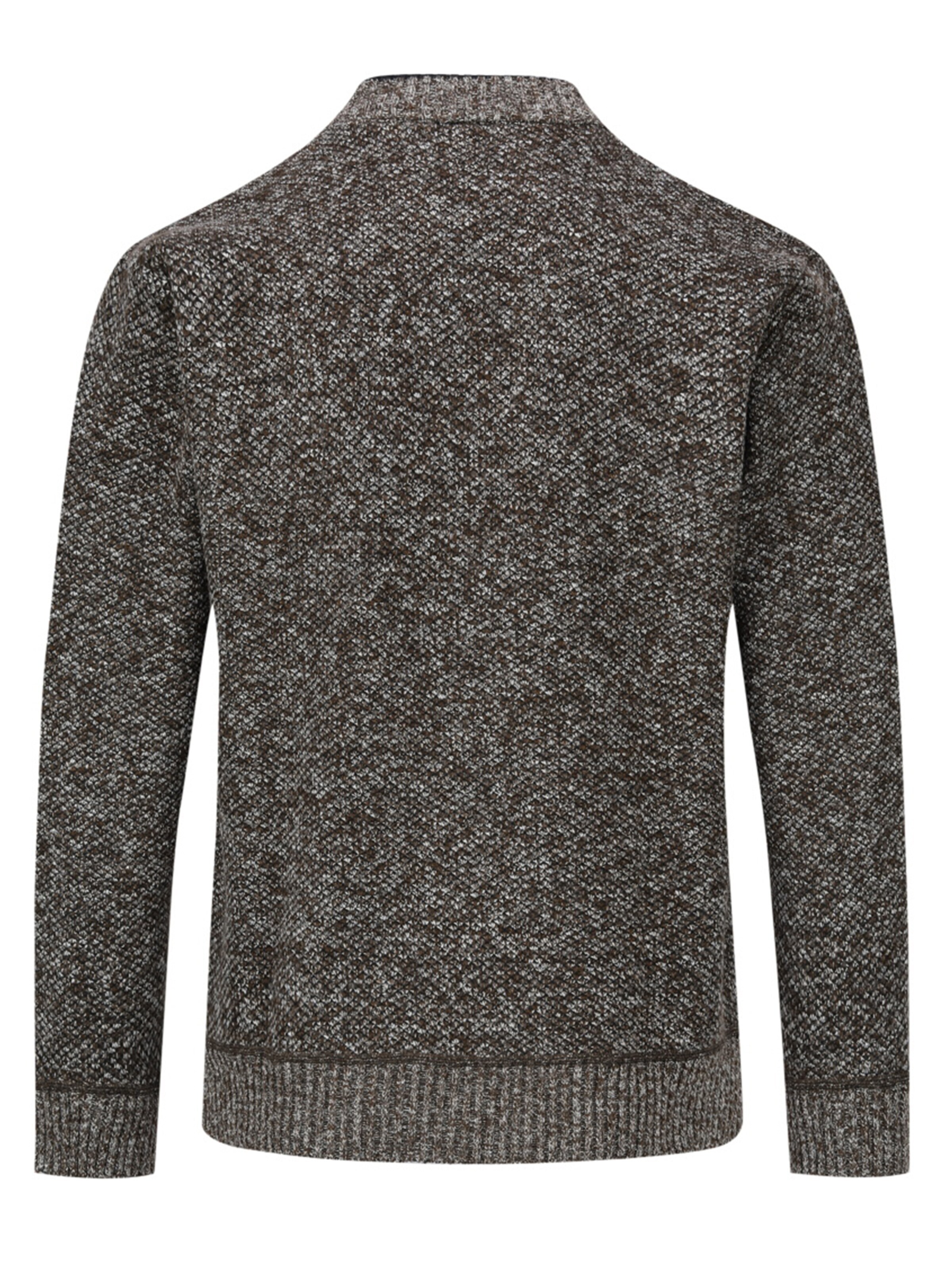 ALLTHEMEN Knit Cardigan in Brown