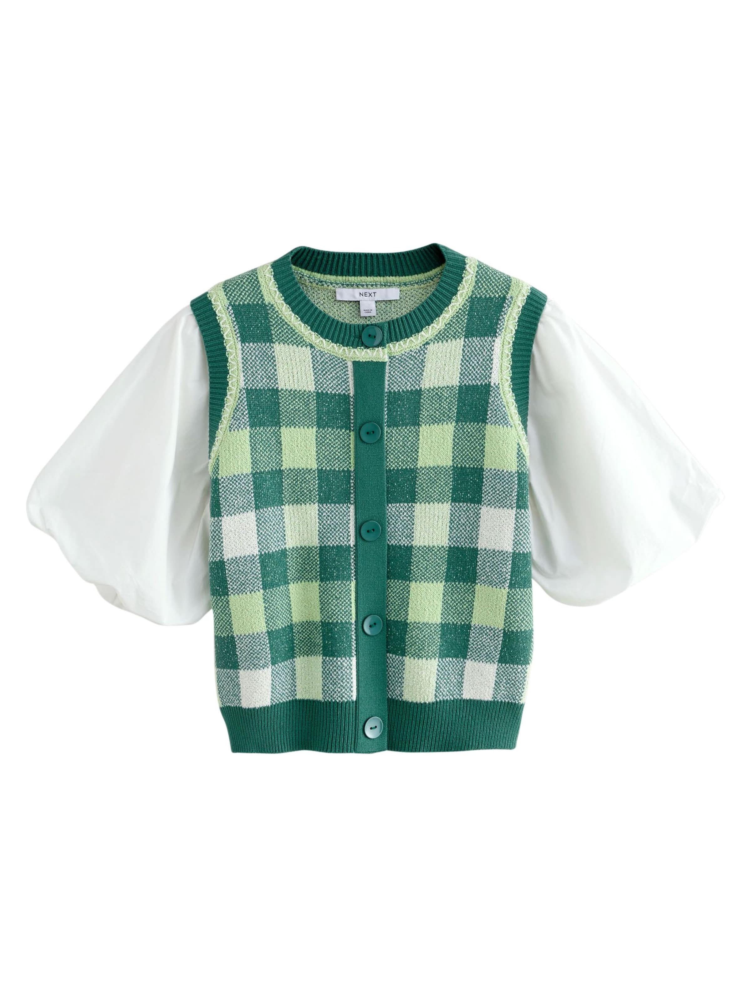 Next Trui in Groen: voorkant