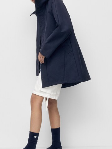 Pull&Bear Between-Seasons Parka in Blue