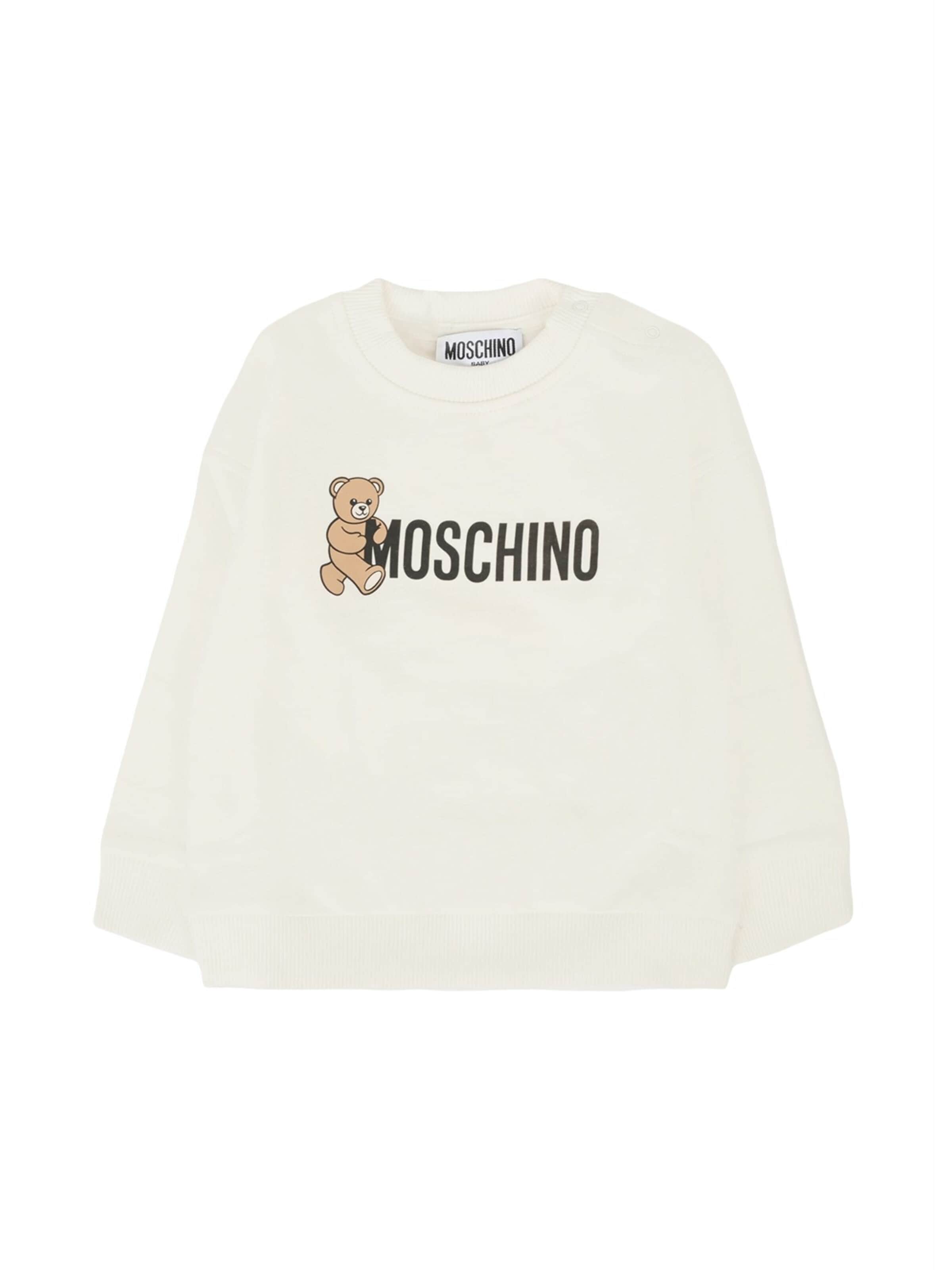 MOSCHINO - Sudadera en blanco: frente