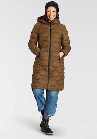 ICEPEAK Winter Coat in Brown: front