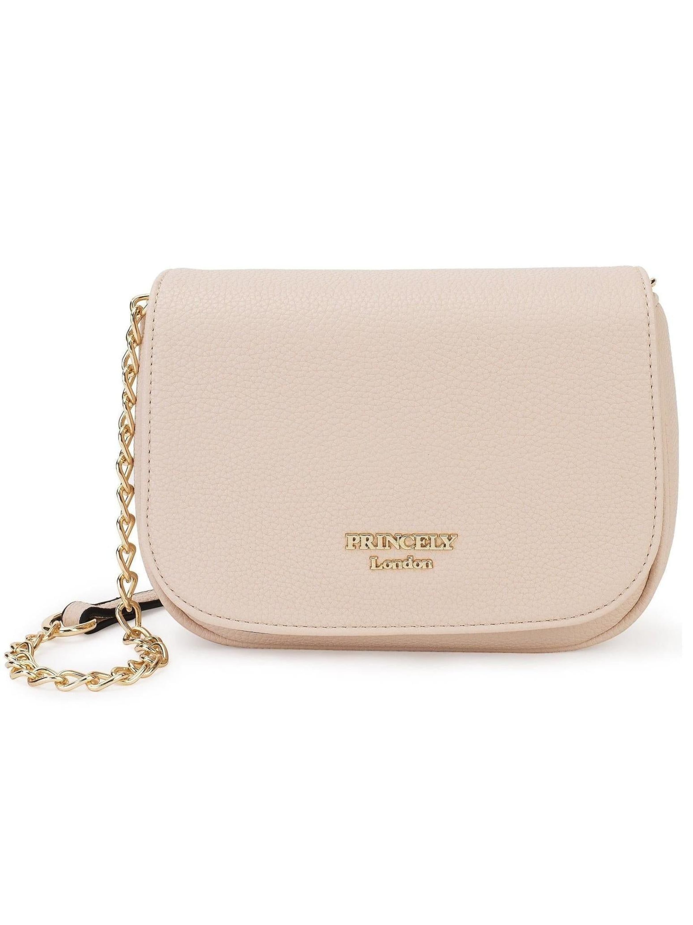 Princely London Umhängetasche 'Betty'‌‌‌‌‌‌‌‌ in Beige: Vorderseite