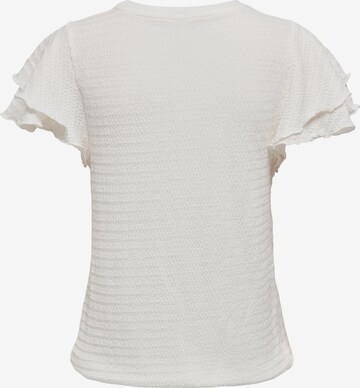 ONLY Тениска 'KATE' в бяло