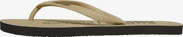 Superdry T-Bar Sandals in Beige: front