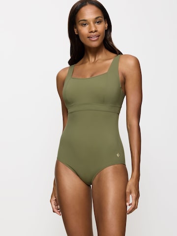 TRIUMPH Badeanzug ' Summer Twist ' in Grün: Vorderseite
