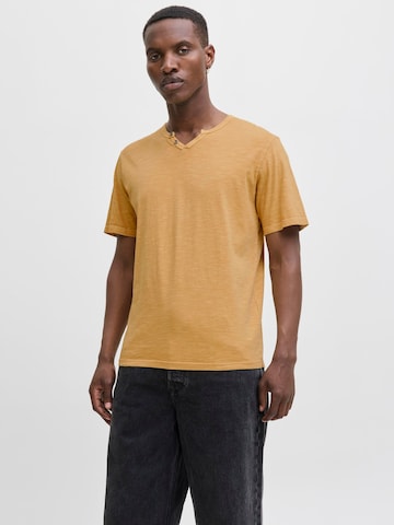 JACK & JONES Regular fit Shirt 'JJESPLIT' in Geel: voorkant