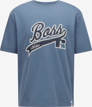 BOSS Shirt 'T_Russell Athletic_3' in Blue: front
