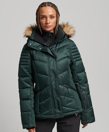 Superdry Outdoorjas in Groen: voorkant