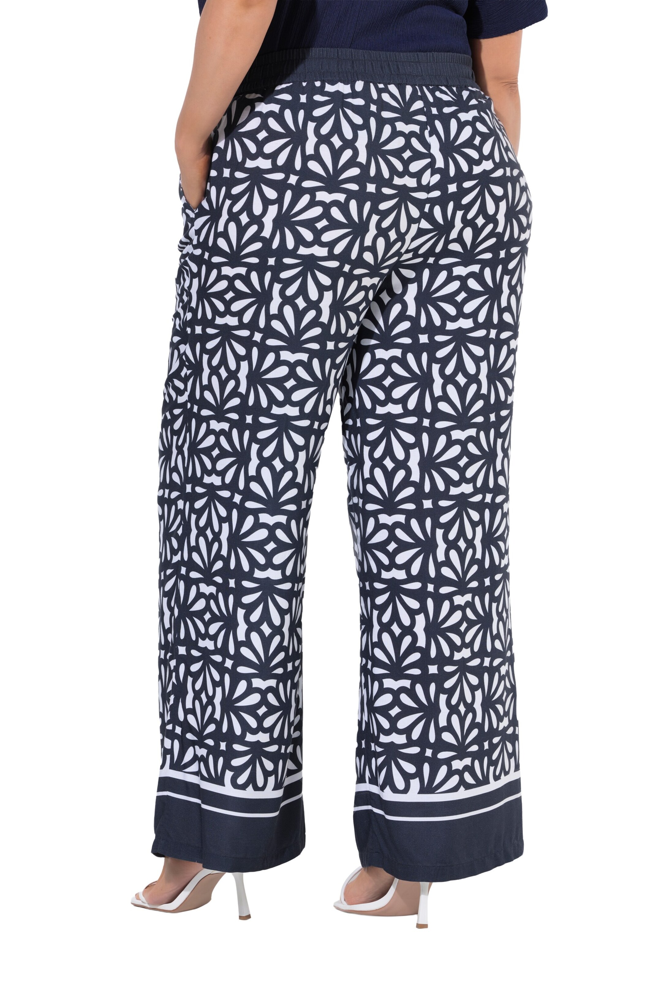 Ulla Popken Regular Schlupfhose in Blau