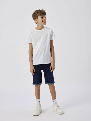 Coupe slim Jean TWO SOON en bleu : devant