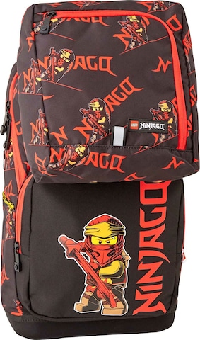 LEGO® Bags Schulrucksack Set in Rot: predná strana