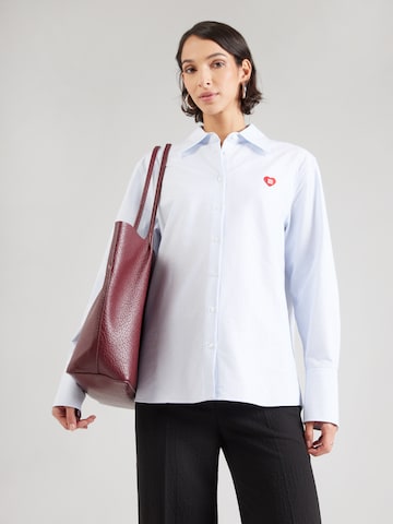 HUGO Блузка 'Erselia' в Синий: спереди