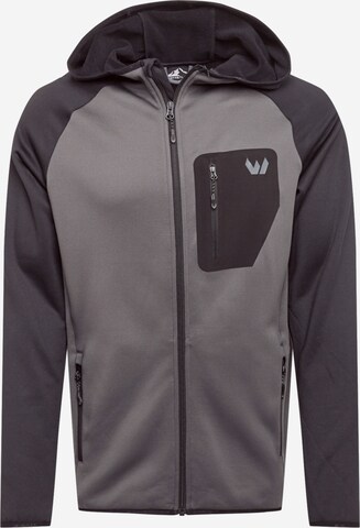 Whistler Funktionele fleece-jas 'Salen' in Grijs: voorkant