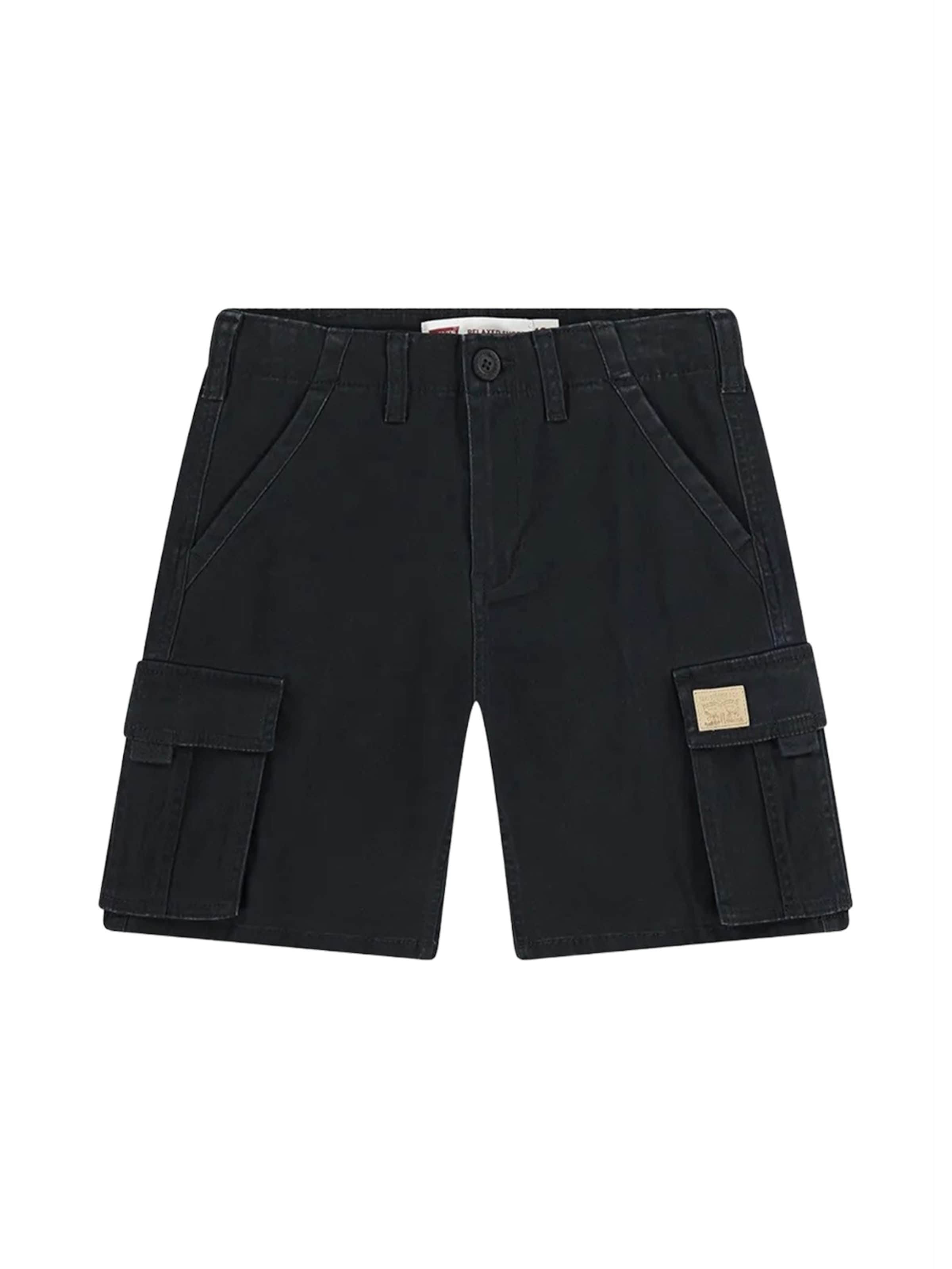 Levi's Kids Regular Broek in Zwart: voorkant