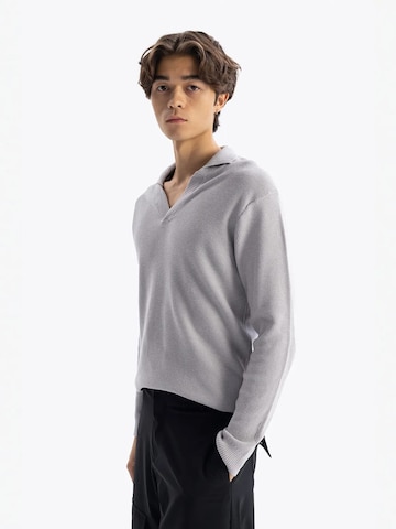 Pull-over Giesto en gris : devant
