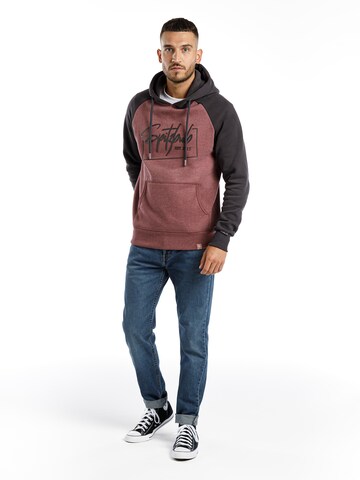 Sweat-shirt 'Raglan Street' SPITZBUB en gris