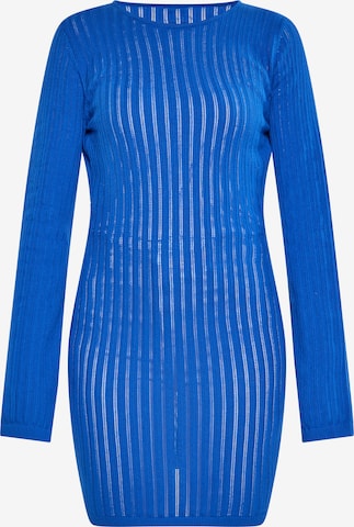 ebeeza Knitted dress in Blue: front