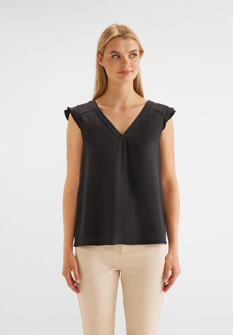 STREET ONE Blouse in Black: front