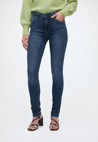 QS Skinny Jeans 'Sadie' in Blau: Vorderseite