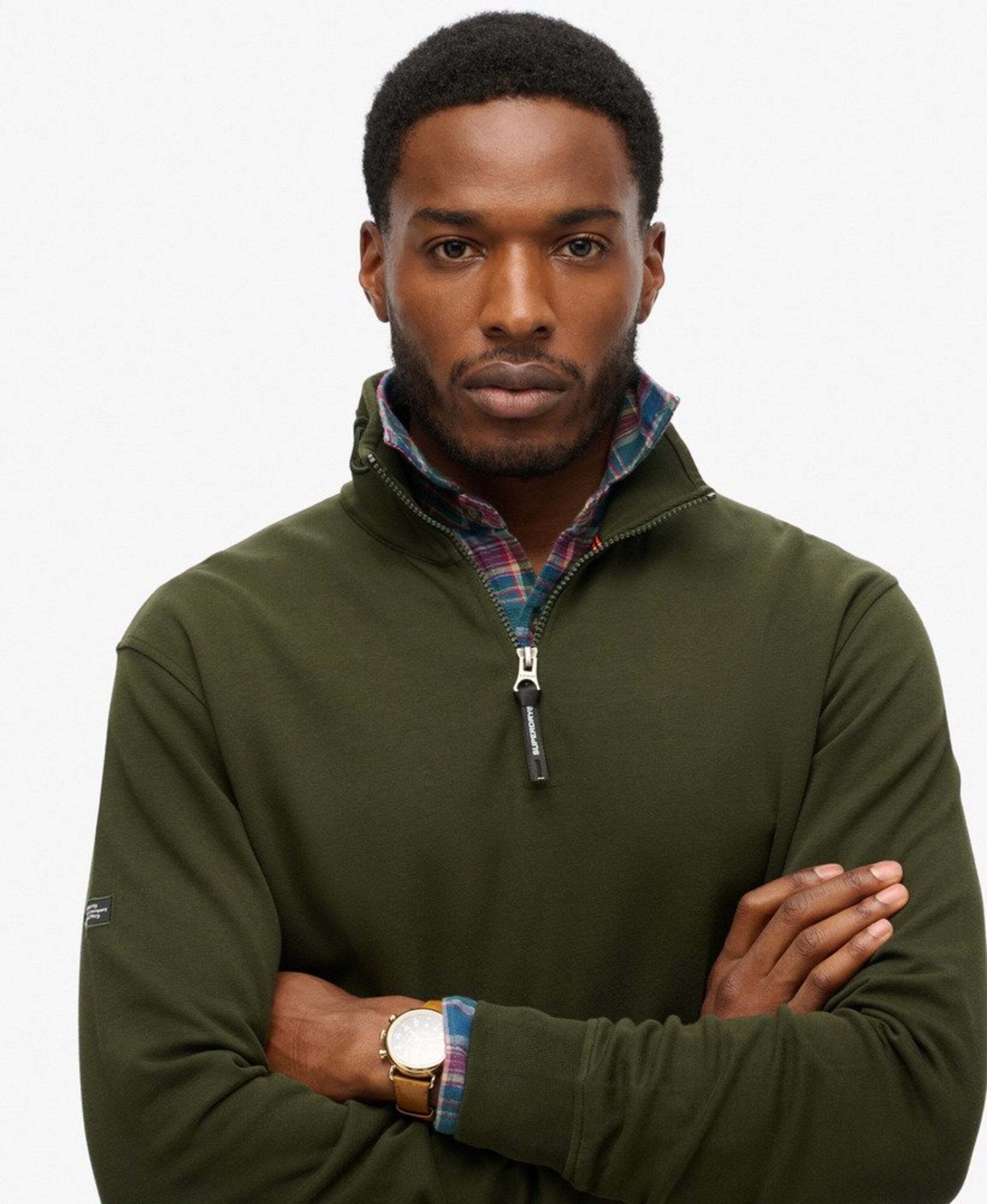 Sweat-shirt Superdry en vert