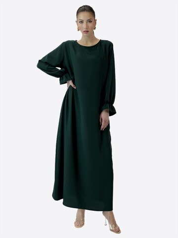 Robe Elara en vert : devant