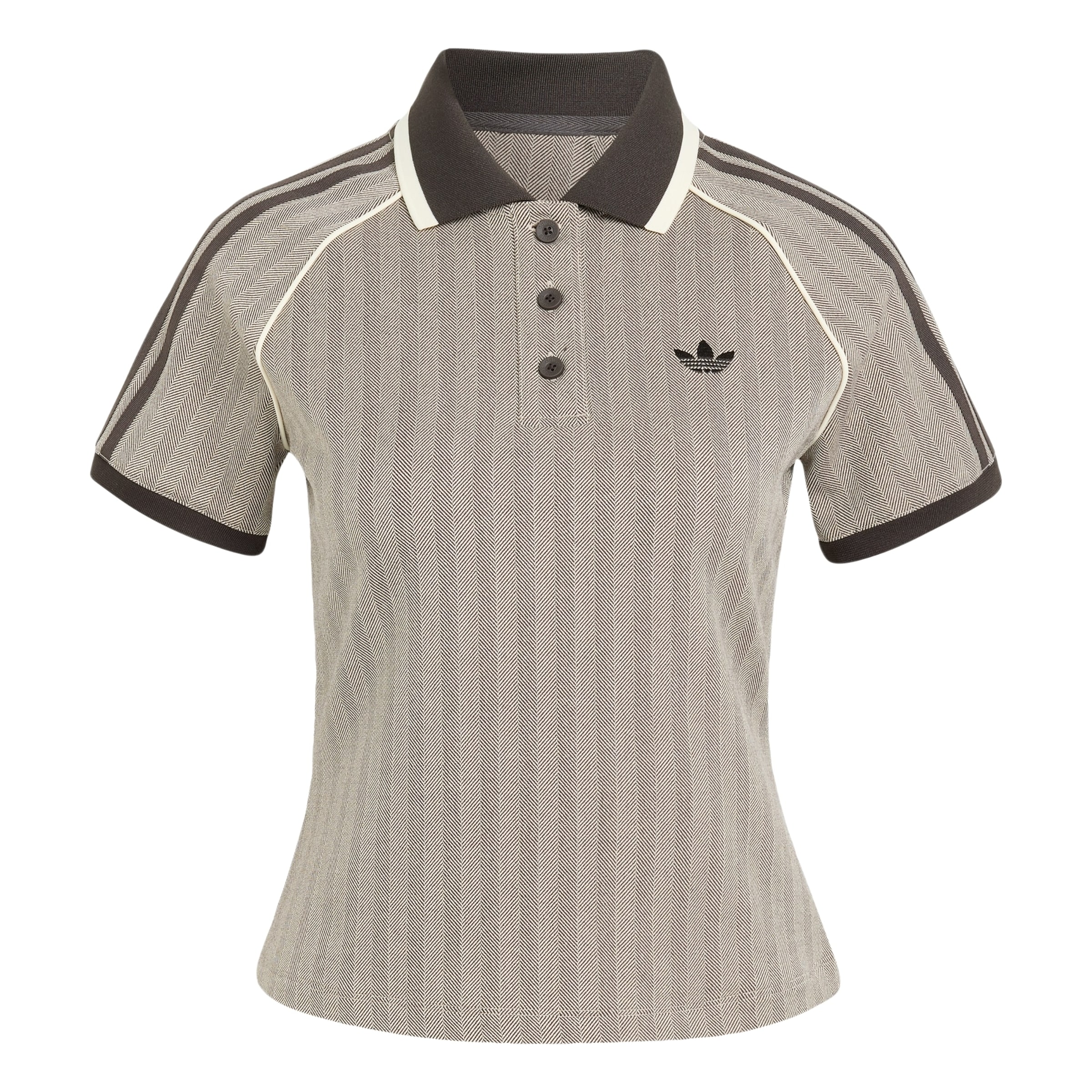 ADIDAS ORIGINALS - Camiseta en marrón: frente