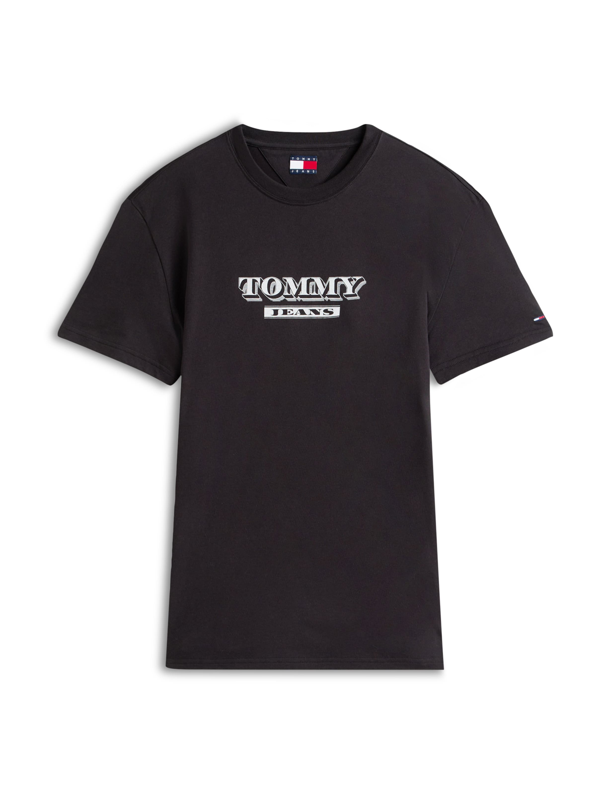 Tommy Jeans Μπλουζάκι σε μαύρο: μπροστά