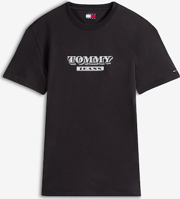 Tommy Jeans T-Shirt in Schwarz: Vorderseite