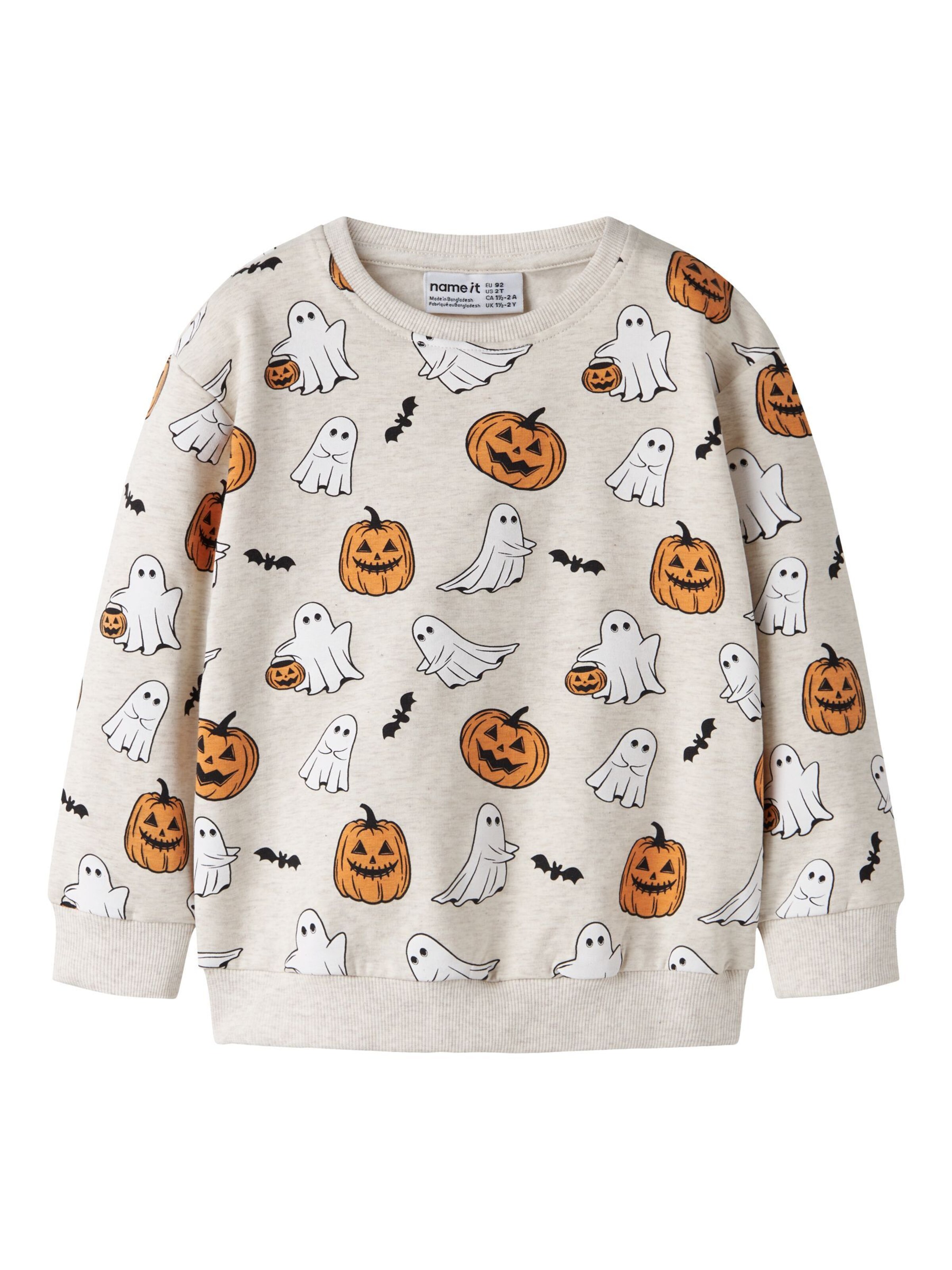 NAME IT Sweatshirt in Wit: voorkant
