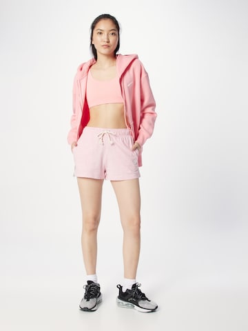 Nike Sportswear Szabványos Nadrág 'Gym Vintage' - rózsaszín