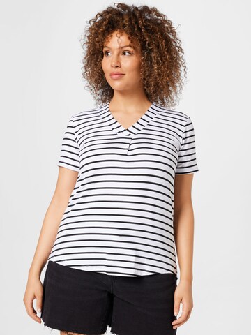 T-shirt Trendyol Curve en blanc : devant