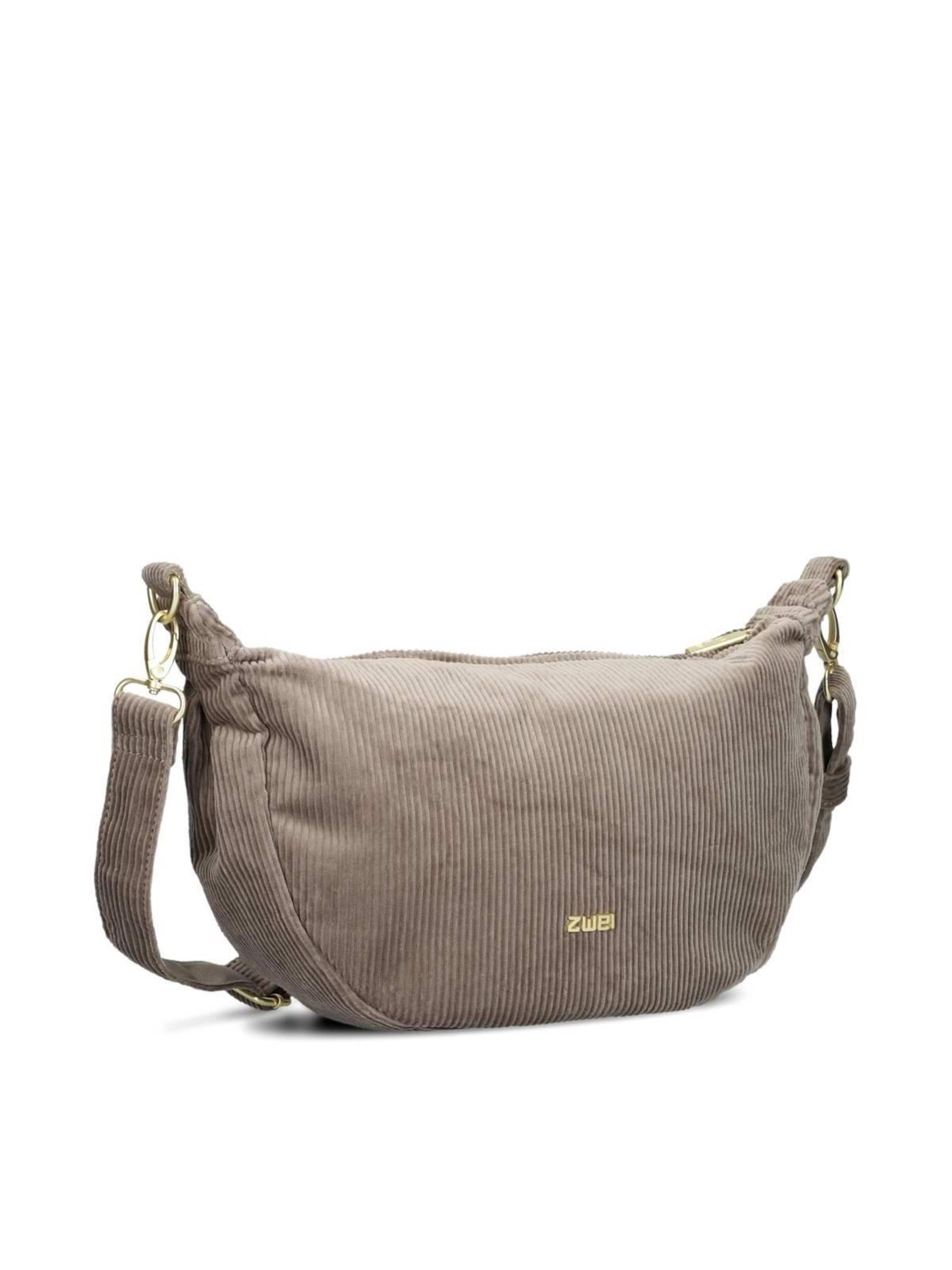 ZWEI - Bolso de mano 'MADEMOISELLE.M M70' en beige: frente