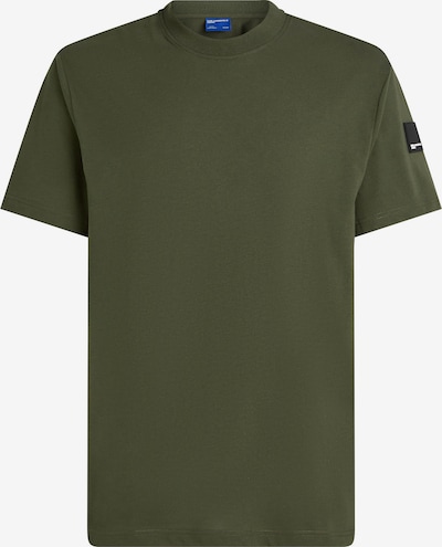 KARL LAGERFELD JEANS Majica u tamno zelena / crna / bijela, Pregled proizvoda