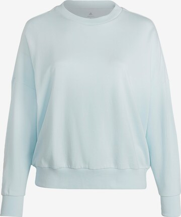 ADIDAS PERFORMANCE Athletic Sweatshirt ' Studio Lounge' in Blue: front