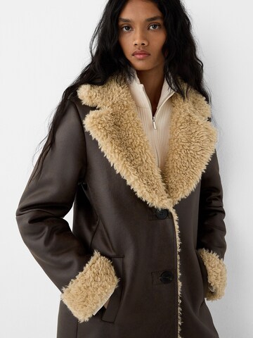 Manteau mi-saison Bershka en marron
